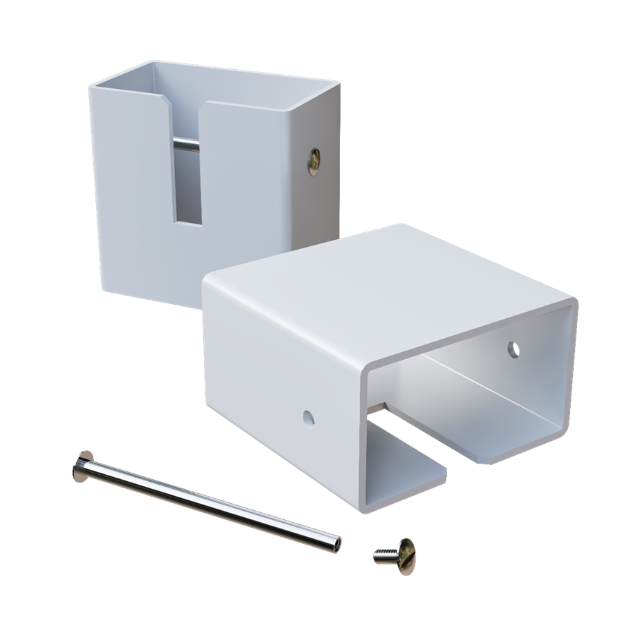 Retaining block hardware