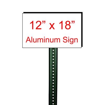Sign with Number '14 12" X 18" Heavy-Gauge Aluminum Sign