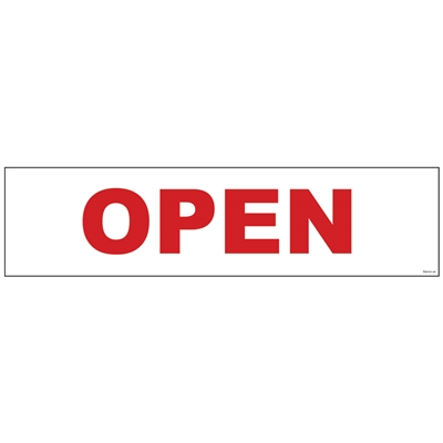 Open Second Sign OPEN 6