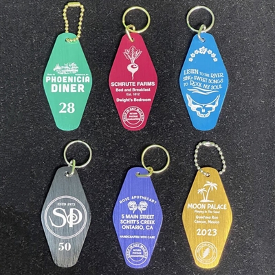 Hote Motel Key Tags ‘Do Your Best’ Key Chain 