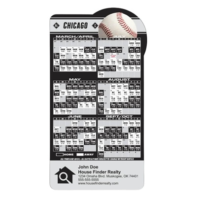 Chicago Baseball Magnet 3.875