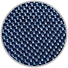 Close-up of the dense navy two-ply polyester bunting weave